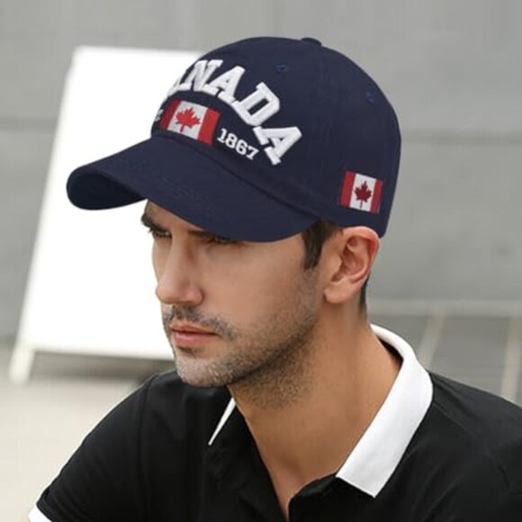 Maple Leaf Baseball Cap Classic Retro Sporty Adjustable Fitted Dad Hat main image 7